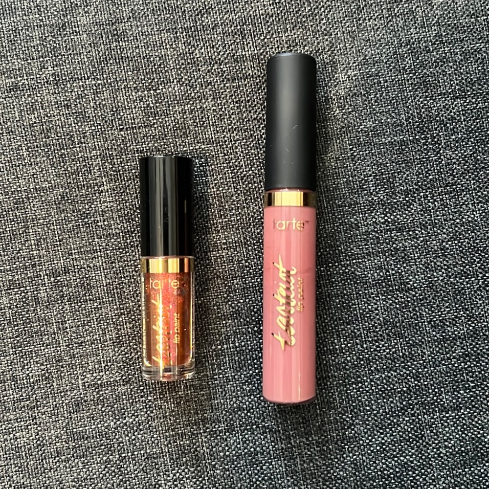 New Tarte liquid lipstick in festival with mini.